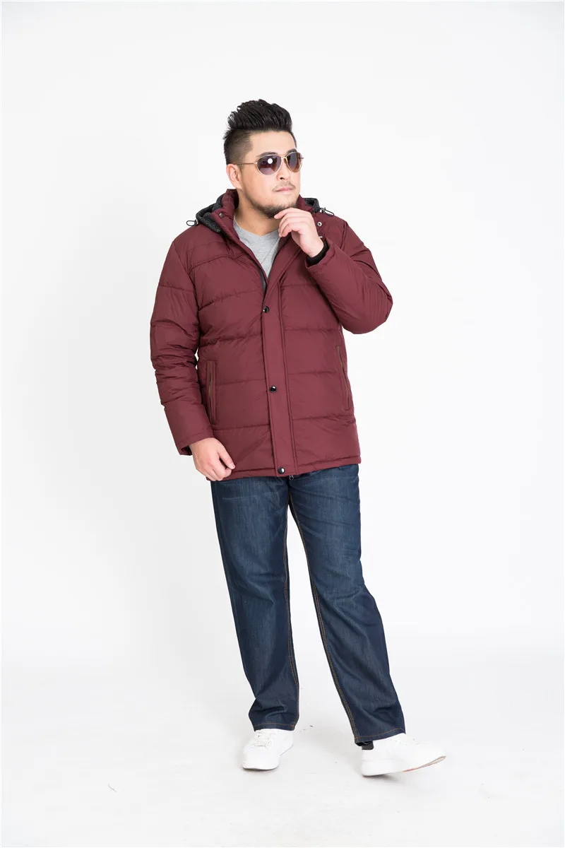 Новое поступление, зимняя комбинированная цена, мужской пуховик, куртка высокого качества, с капюшоном, Повседневная мода, большие размеры, XL-13XL, 168