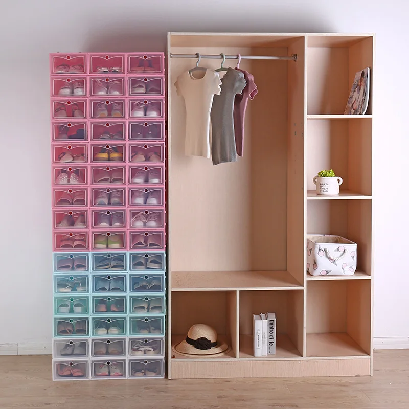 transparent plastic storage box