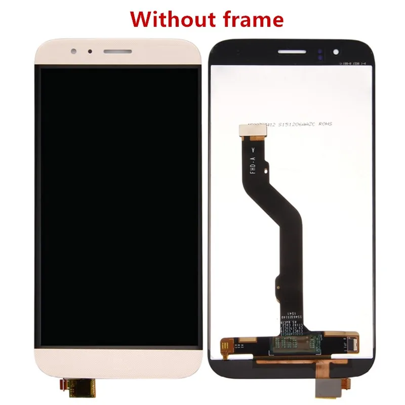 

LCD Display Touch Screen Digitizer Assembly Replacement with Frame for Huawei G8 GX8 RIO-L01 RIO-L02 RIO-L03 D199