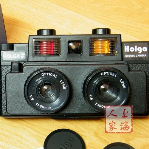 Holga 120 3D стерео камера+ зритель+ 135 конвертер