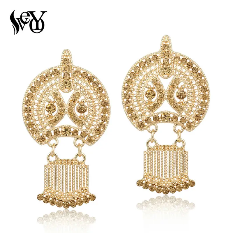 

VEYO Full of Rhinestone Earrings for Woman Drop Earrings Chinese style Zinc Alloy Lead free nickel free