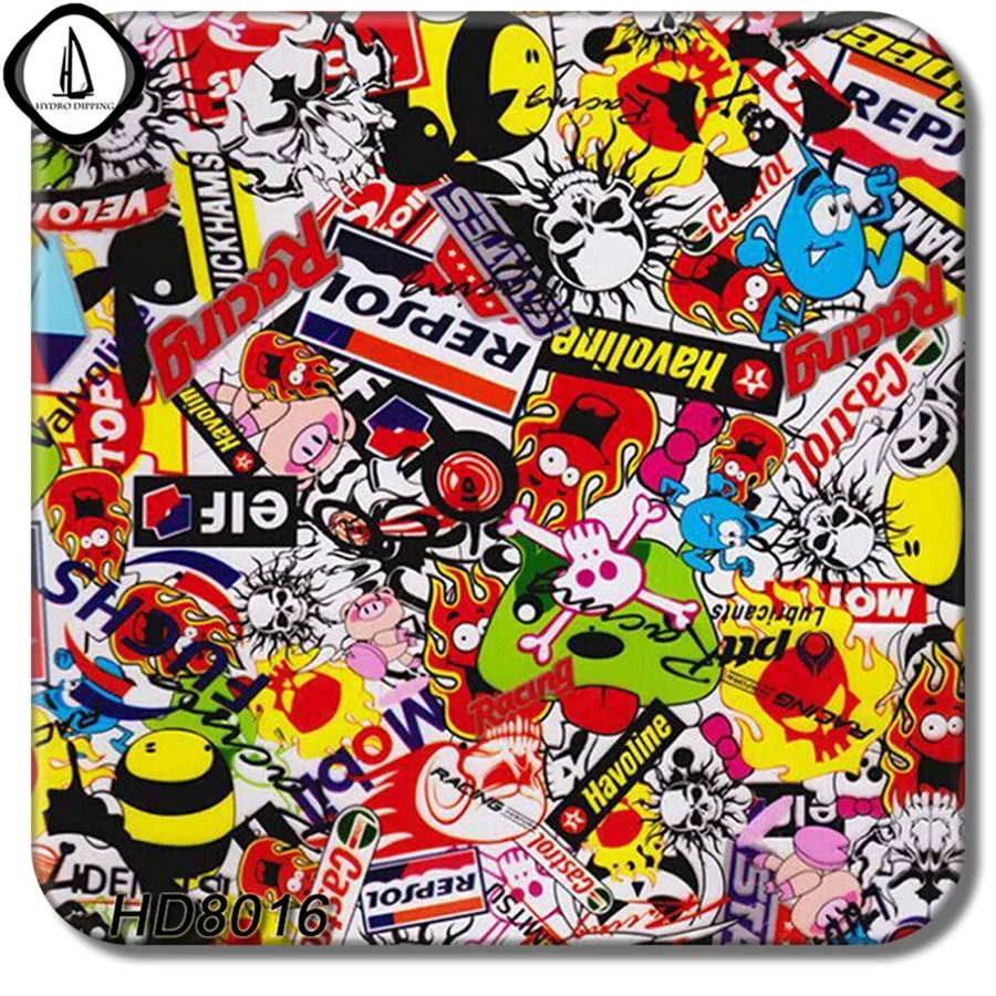 

Hydro Dipping Water Transfer Printing Film Size 0.5m x 1m aqua print film Hydrographic Film HD8016