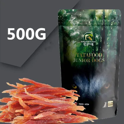 

Pet food 500g duck shredded pet snacks molars clean teeth nutritious dog snacks duck meat meat training rewards duck shredded