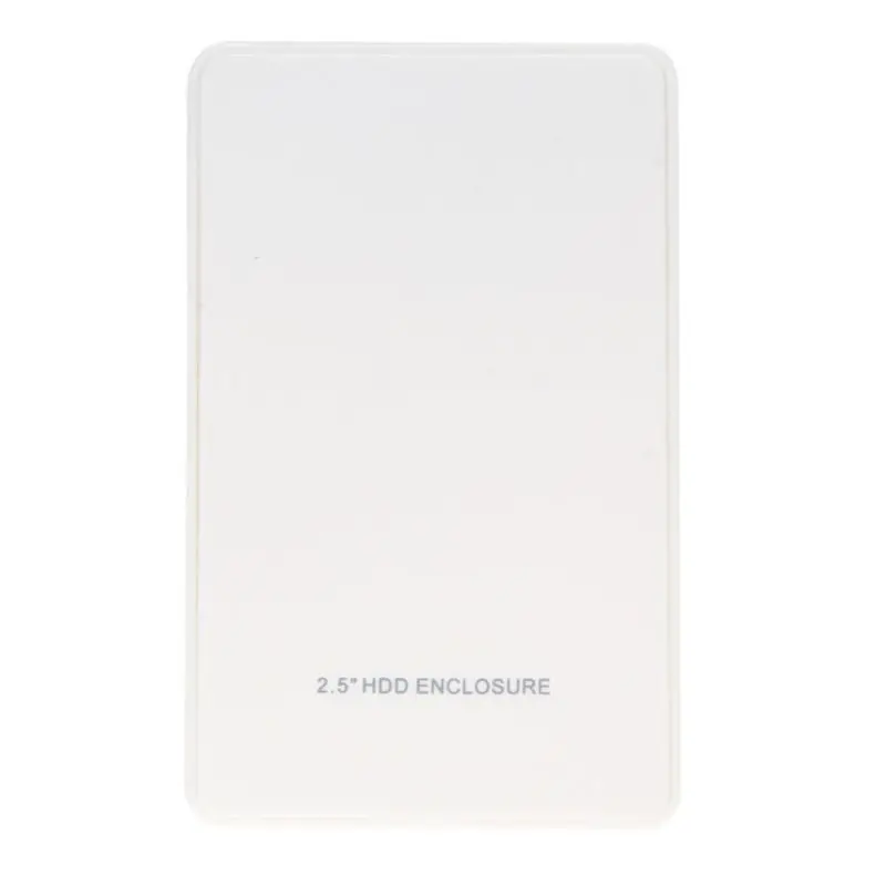 Новый Многоцветный дополнительный USB 2 0 HDD корпус SSD для 5 дюймового внешнего