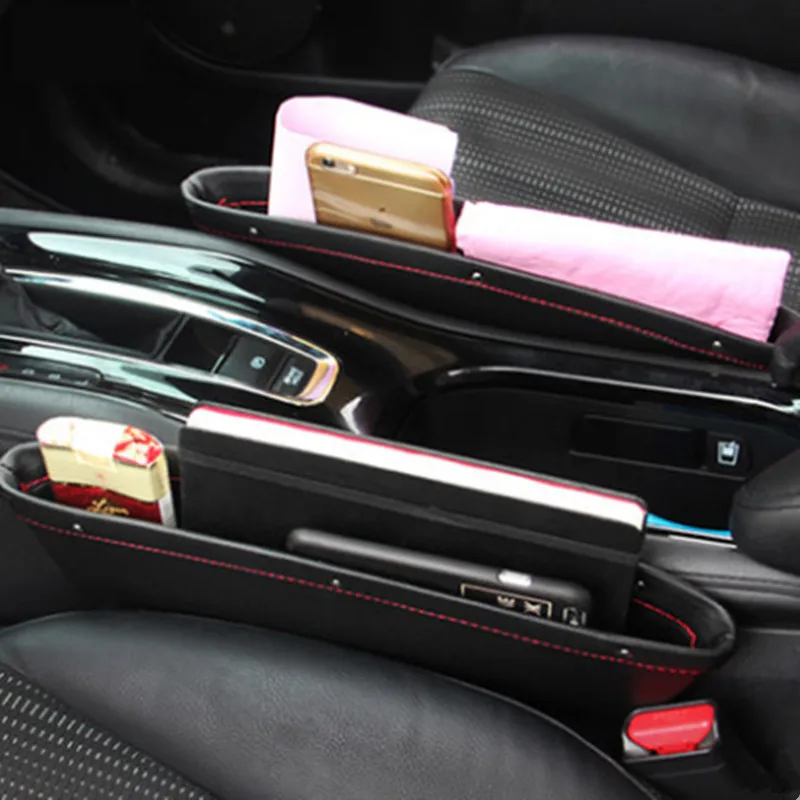 

Car Seat Console Gap Filler Pocket Car Seat Seam Storage Box Seat Catcher For Mitsubishi AUDI SUBARU RENAULT FORD NISSAN HONDA