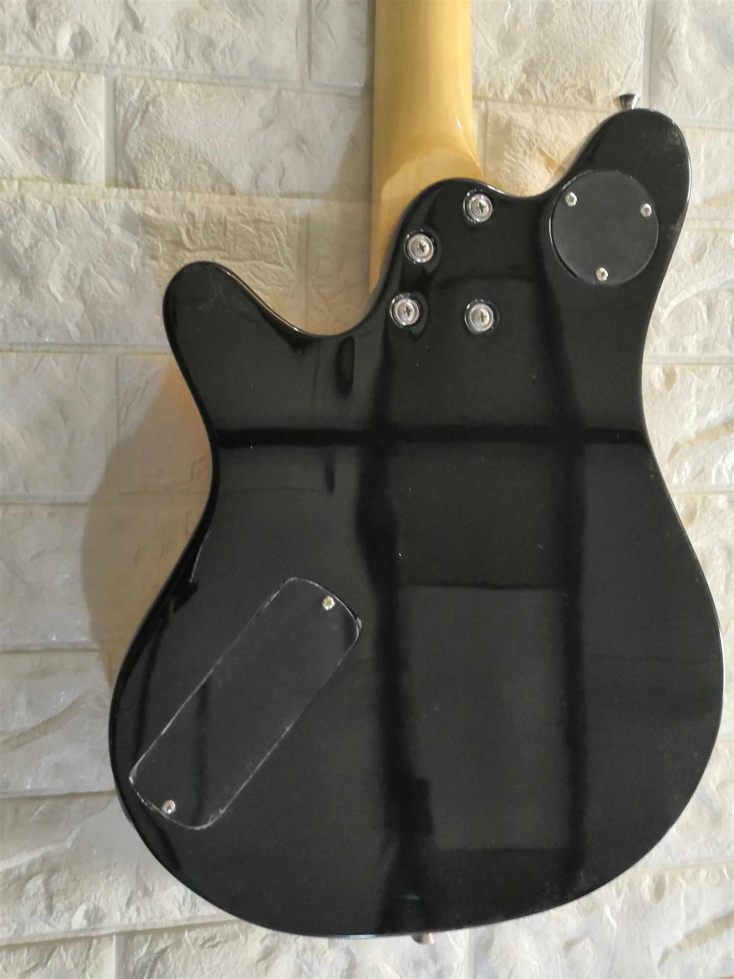 Top quality custom Yellow guitarra flame maple musicman guitar HH Pickups electric guitar,customized!M-2