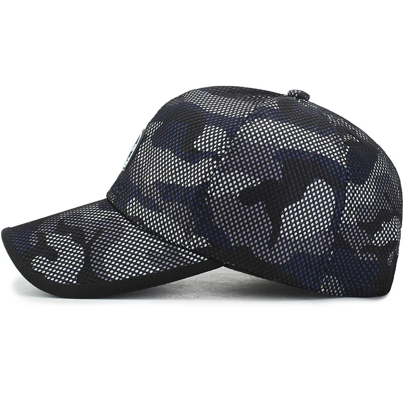 Men Sport Hat Cap Camo Military Caps Tennis Hat Outdoor Visor Cap Adjustable Women Gym Hat Breathable Fitness Running Caps