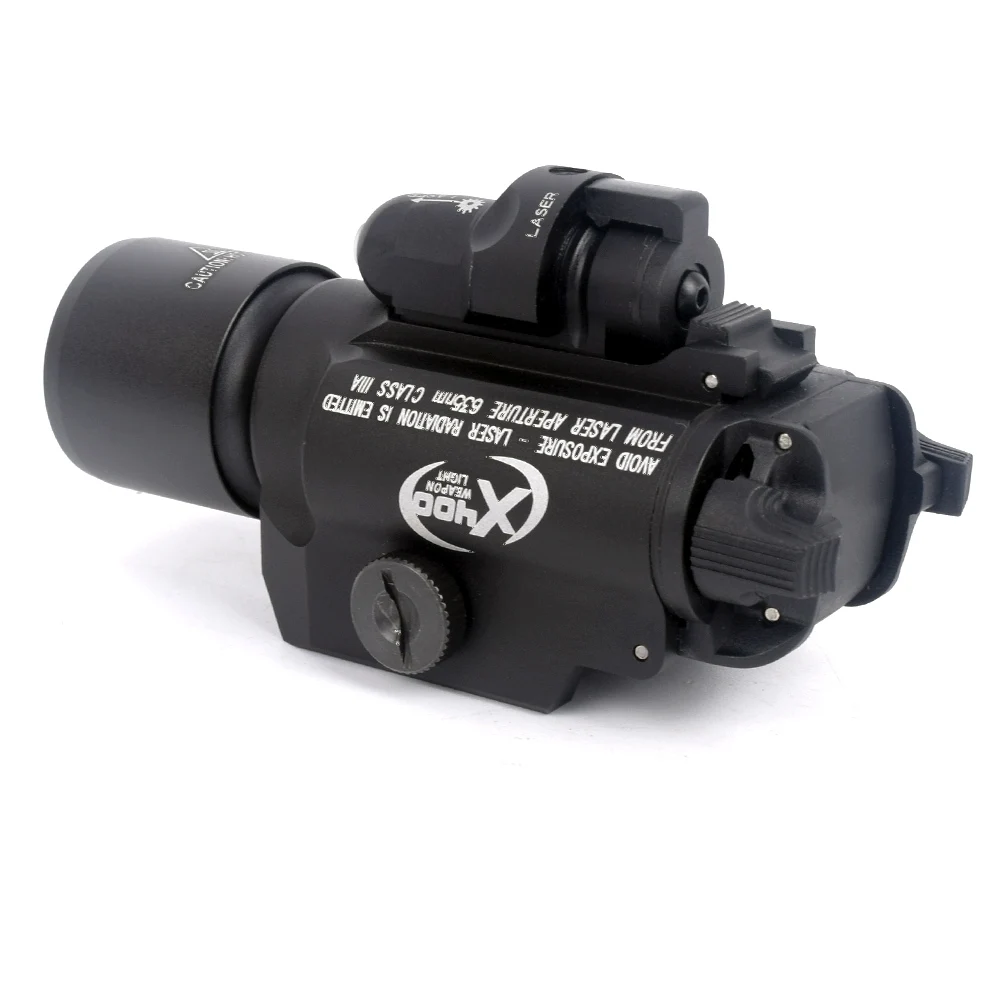 US $68.90 WIPSON X400 LED Flashlight Tactical Light Weapon Handgun Light With Red Laser Sight For Pistol For Hunting