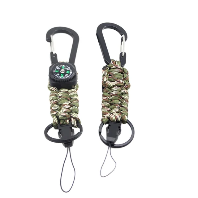 Buy 550 Woven Paracord Lanyard Keychain Outdoor