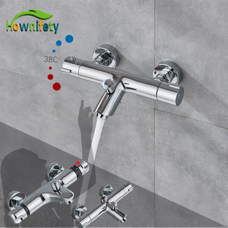 Buy Chrome Polish Thermostatic Mixer Body Wall Mounted