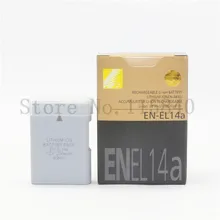 10pc/lot EN-EL14a ENEL14a EN EL14a Battery Batteries for NIKON DF D5600 D5500 D5300 D5200 D5100 D3400 D3300 D3200 D3100 P7100 P7