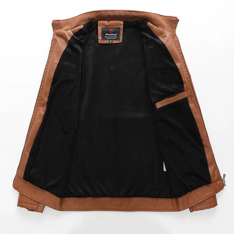 BOLUBAO, Мужская Новая зимняя кожаная куртка, повседневная, искусственная кожа, стоячий воротник, мужские куртки, облегающие, мотоциклетные, мужские Куртки из искусственной кожи