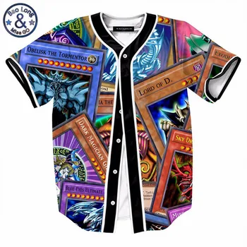 

Cartoon Movie Men t shirt game player YU-GI-OH games t shirts short sleeve tees hip hop style streetwear Dota 2 cardigan shirt
