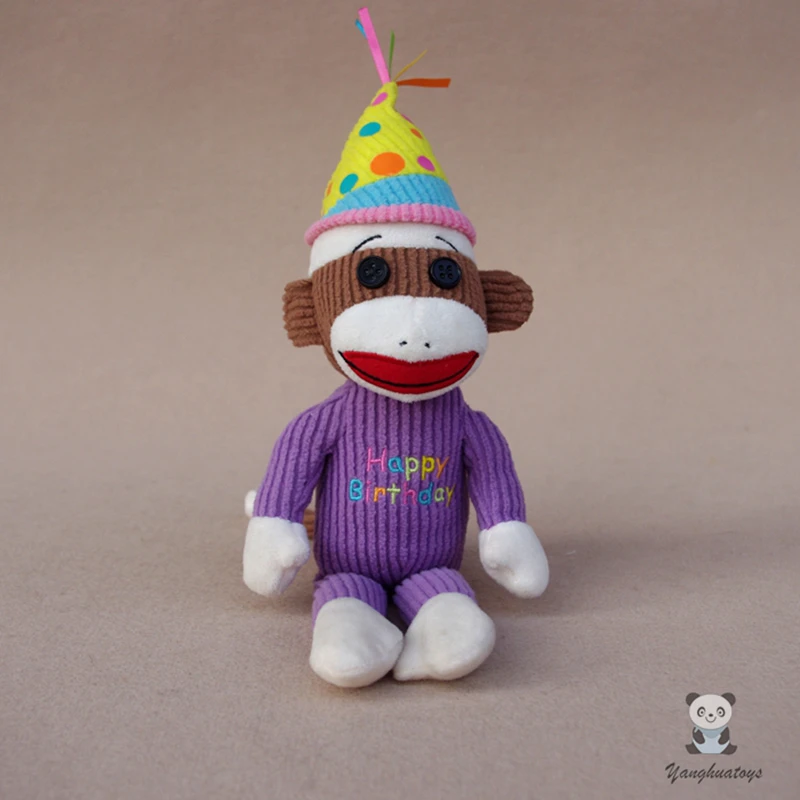 purple sock monkey