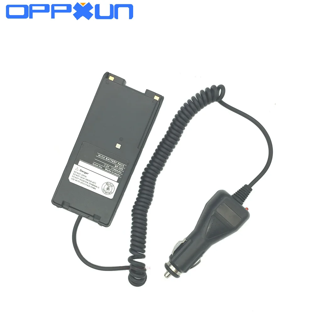 OPPXUN BP-209 автомобильный радиоприемник Аккумулятор Адаптер для ICOM IC-V8/V82 A6 T3H F3GS F11 радио comunicador yaesu зарядное устройство