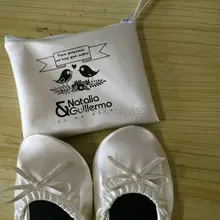 Горячий продавать женщин балерина стиль обувь складывать обувь с мешком