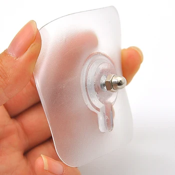 

No-stick Strong Adhesive guel No Trace Nail-free Punching Wall Nail Stainless Steel Pylon Pendant Sticking Type Seamless Screw