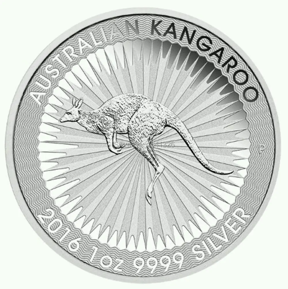 

Free Shipping, Lot of 50 - 2016-P $1 Australia 1 Troy Oz Silver Kangaroo Coin