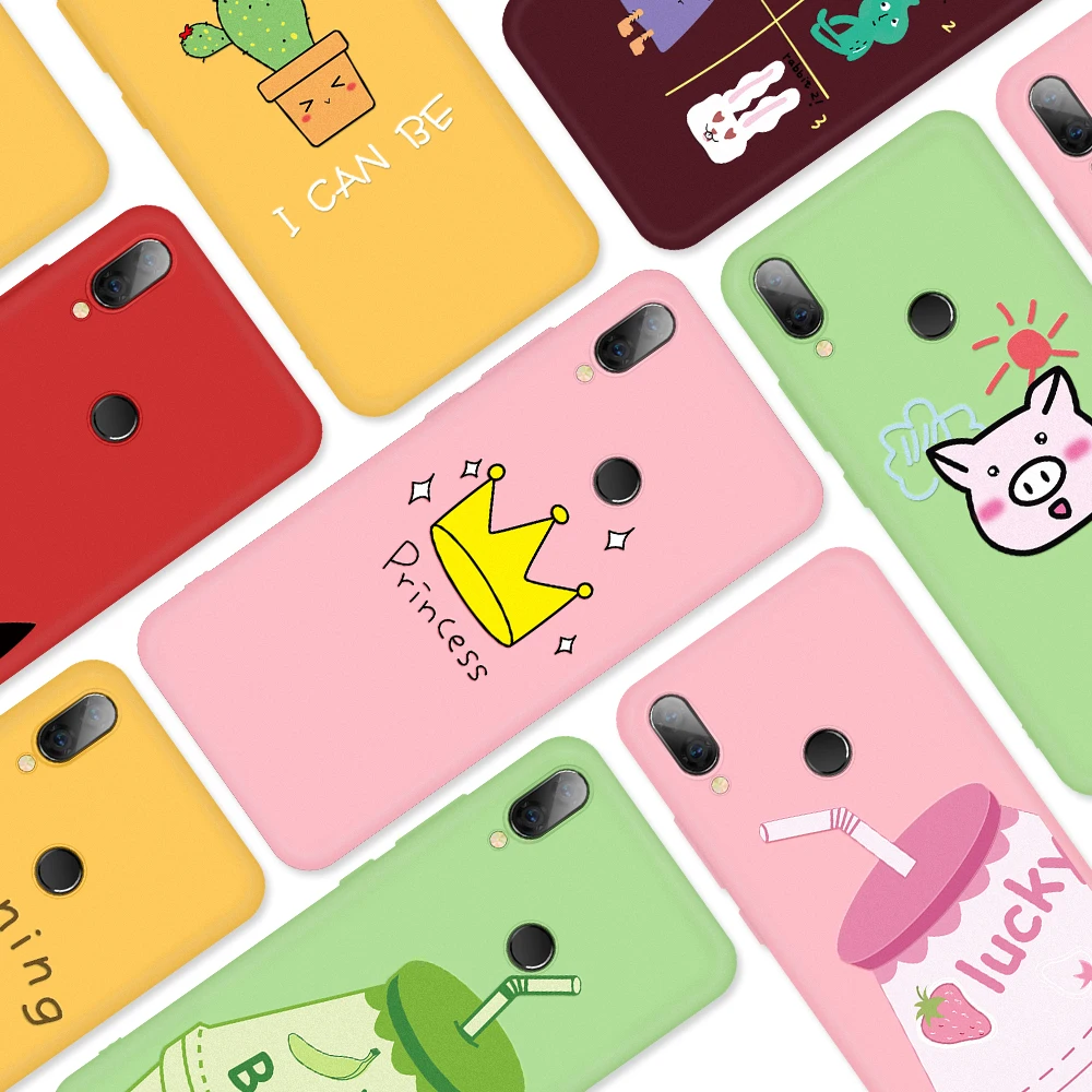 

Candy Color Case For Xiaomi Redmi Note 7 6 5 K20 Pro 6A 7A 7 Funny Pattern Soft TPU Cover Case For Xiaomi Redmi Note 7 K20 7 7A