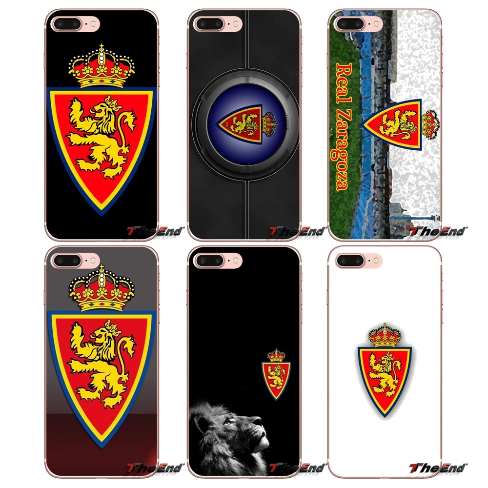 

Real Zaragoza FC Soccer logo Soft Case For iPhone X 4 4S 5 5S 5C SE 6 6S 7 8 Plus Samsung Galaxy J1 J3 J5 J7 A3 A5 2016 2017