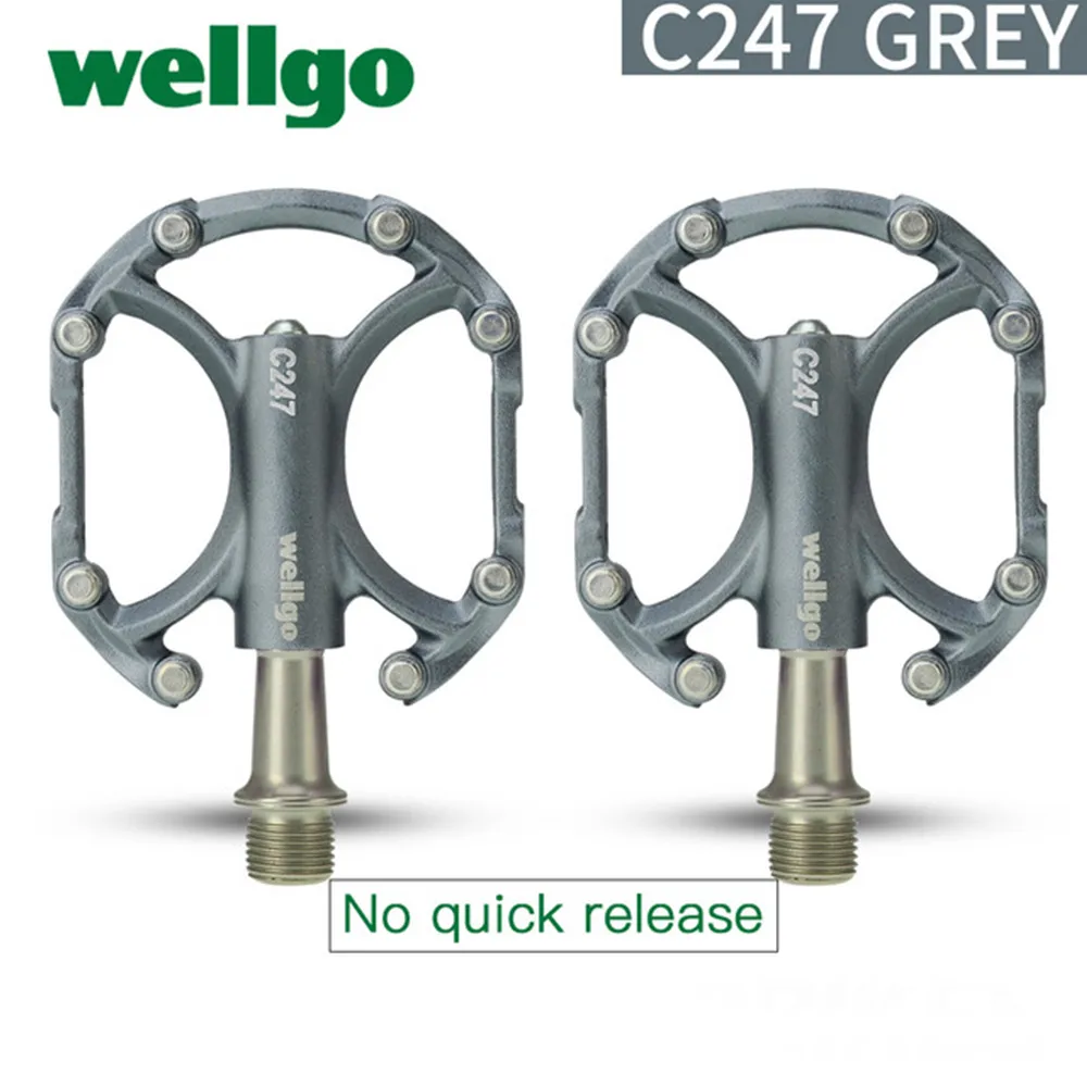Алюминиевый сплав Сверхлегкий Wellgo C247 велосипедные подшипники педали BMX MTB Горный