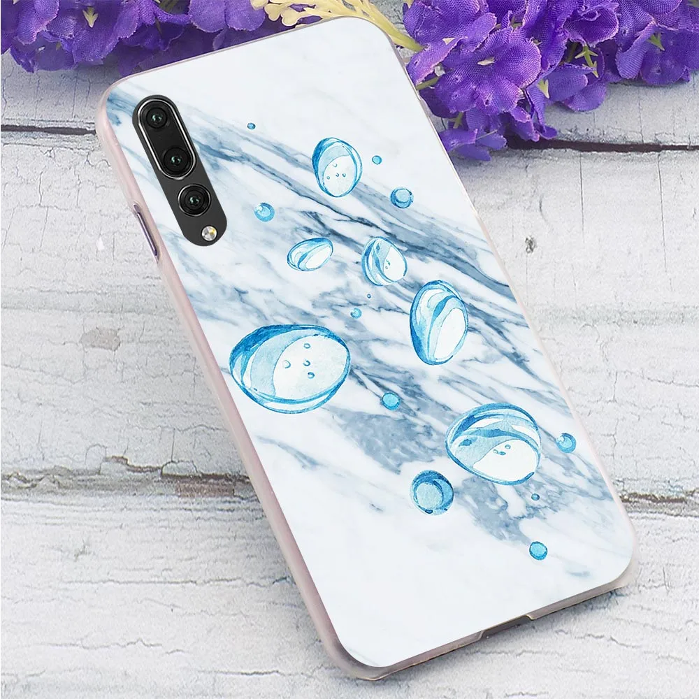

Hard Cover for Huawei Honor 7C Marble Ocean Case for Honor 8 Case 10 9 Lite 7A Pro 6A 7X Y6 Prime Nova 3i 3 Back Skin Print