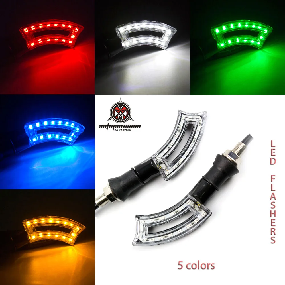 

Moto flashers 4pcs Universal LED MOTORCYCLE turn signals lamp For YAMAHA HONDA SUZUKI KAWASAKI KTM Motorcycle steerin