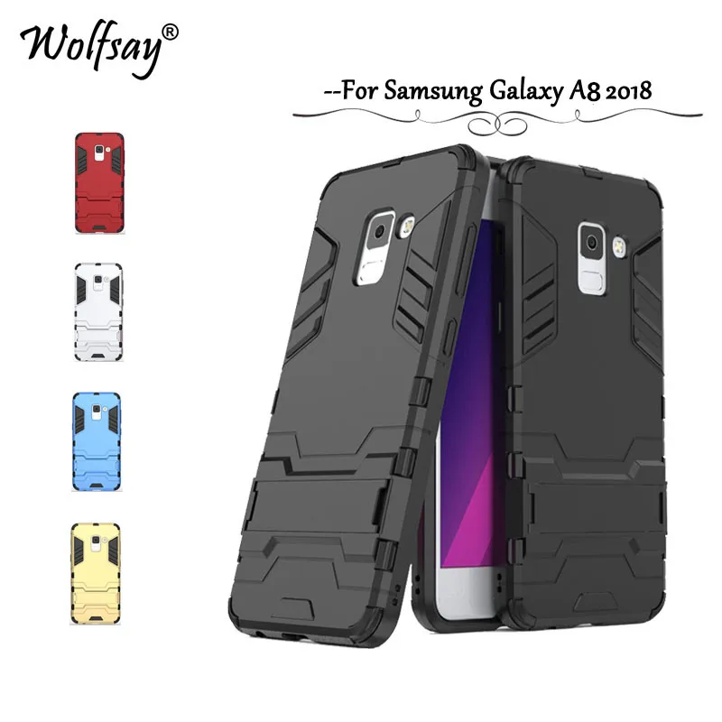 

Wolfsay Case sFor Samsung Galaxy A8 2018 Cover A8 2018 Cases Slim Robot Rubber Fundas for Phone Case Samsung Galaxy A8 2018 A530