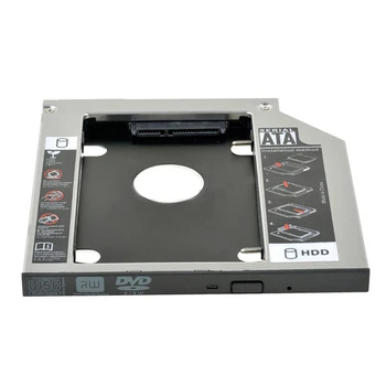 

12.7mm SATA 2nd SSD HDD Caddy for Dell XPS 15 L501X L502X 17 L701X L702X Hard Disk Drive Caddy Free Shipping
