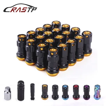 

RASTP-20pcs/set R40 Style Racing Length 44mm Wheel Rims Lug Nuts M12x1.5/1.25 Car Accessories RS-LN046