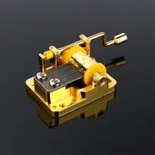 1 шт. 18 нот механический DIY Windup музыкальная шкатулка музыкальный набор движений в подарок для девушки леди 1 шт. 18 нот механический DIY Windup музыкальная шкатулка музыкальный набор движений в подарок для девушки леди