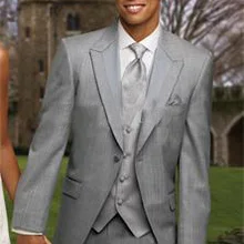 Серый Sharkskin костюм на заказ жениха серые двухцветные тканые свадебные костюмы для мужчин, на заказ винтажный серый смокинг серый свадебный смокинг