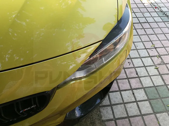 Для BMW F80 M3 F82 M4 2014 2016 Крышка для глаз из углеродного волокна|lid| |