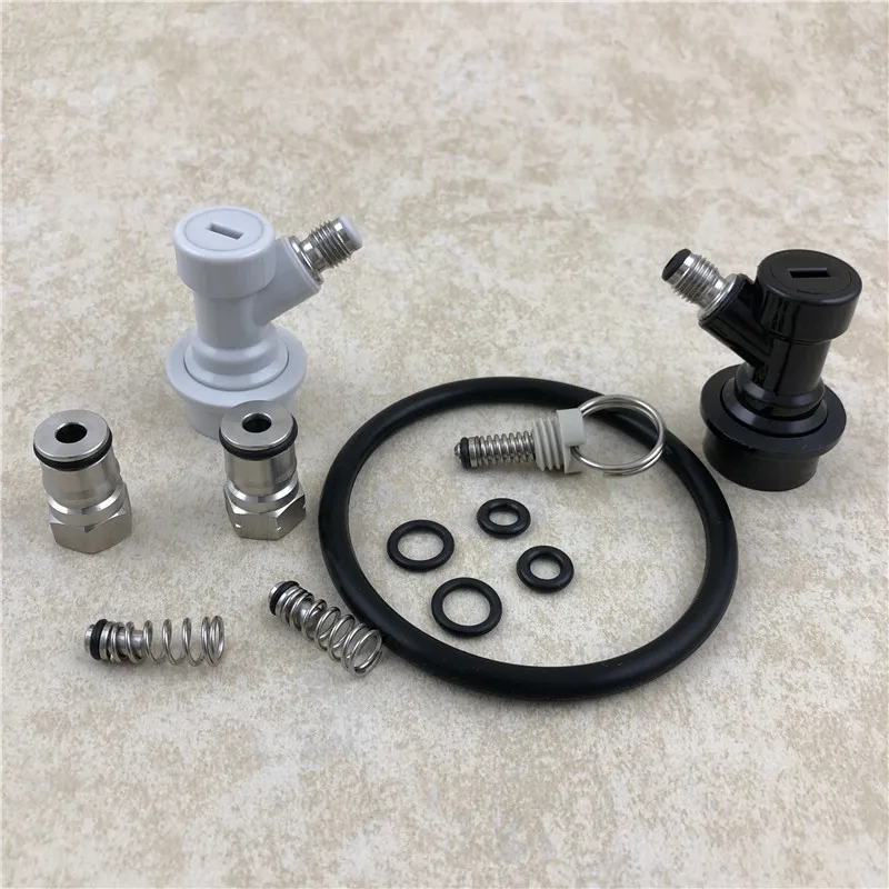 NEW Cornelius Ball Lock Post & Poppet Ball Lock Disconnect O ring seal kit Pressure Relief Valve For Home Brew Beer Kegs Replacement (2)