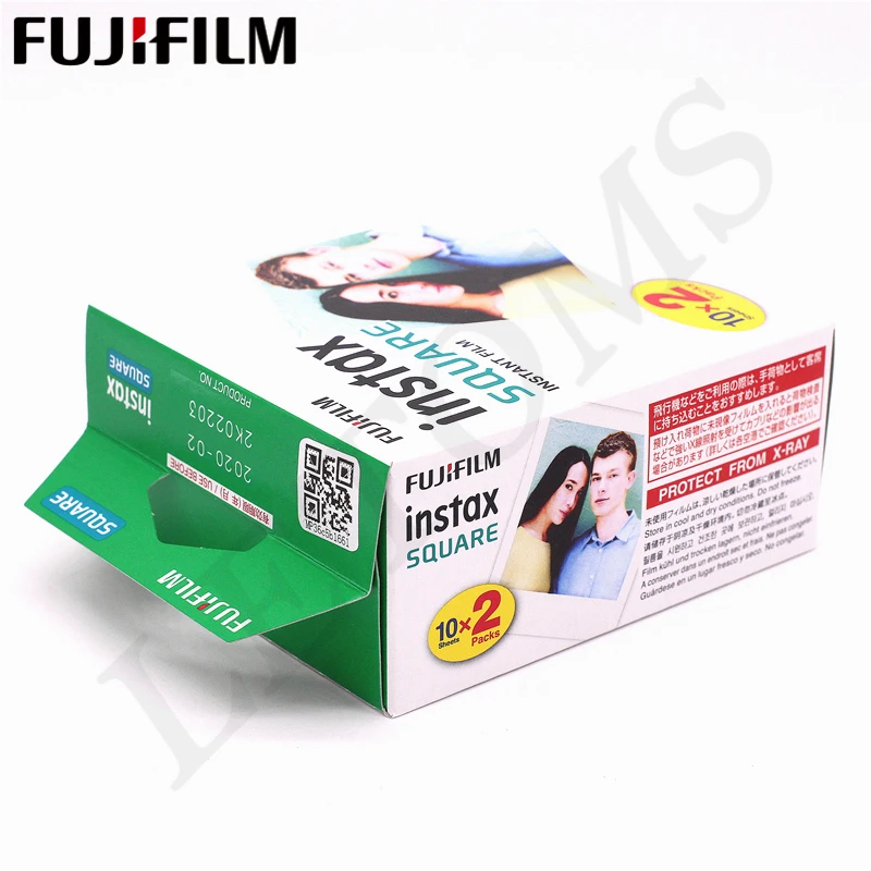 Фотобумага Fujifilm Instax с квадратным белым краем и черными пленками(10-100 шт.) для мгновенной печати Instax SQ10 SQ6 SP-3