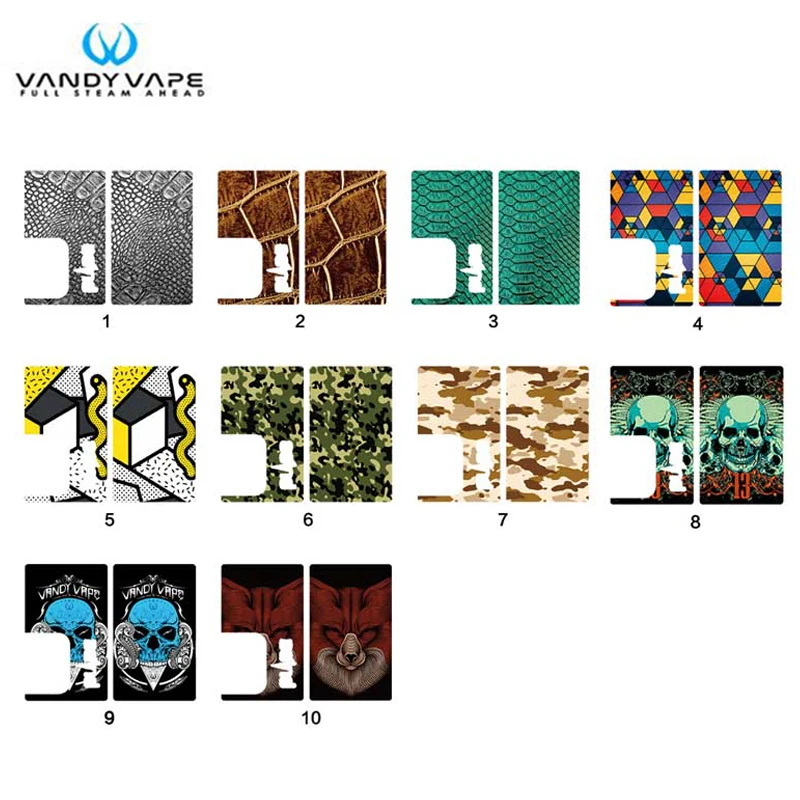 Original Vandy Vape PULSE BF MOD Replacement Sticker Fit for E-Cigarettes VandyVape PULSE BF Box MOD Vape