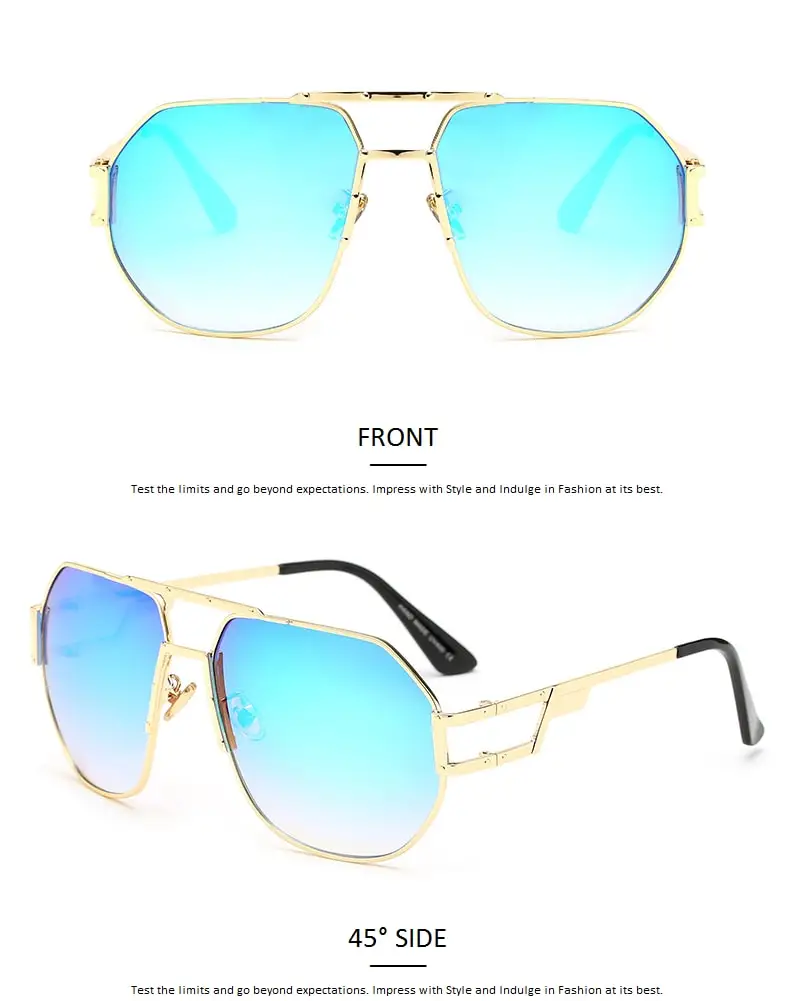 Модные дизайнерские Пилот мужские женские солнцезащитные очки Классические роскошные брендовые металлические солнцезащитные очки унисекс стильные солнцезащитные очки UV400