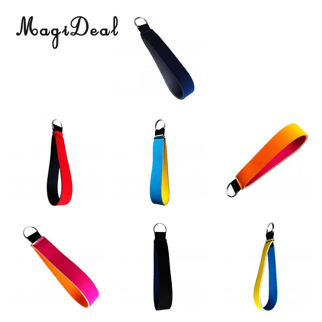 MagiDeal Neoprene Key Fob Wristlet Keychain Key Holder Keyring Hand Wrist Strap for Water Sports Beach Swimming Jogging Boating