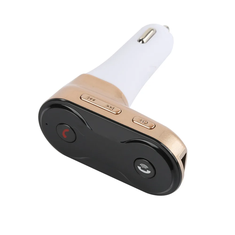 Hands Free Беспроводной Bluetooth FM передатчик+ AUX модулятор C8 Car Kit Музыка Мини MP3 плеер TF SD USB ЖК-дисплей Прямая