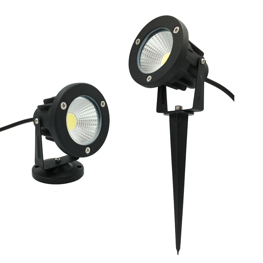 9X COB Garden Lawn Light 9W 220V Warm White Spike Waterproof for