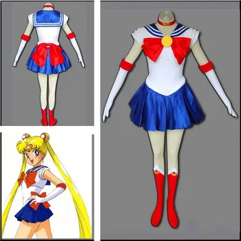 

Japanese Anime Sailor Moon Cosplay Costume Serena Tsukino Cos uniform suits