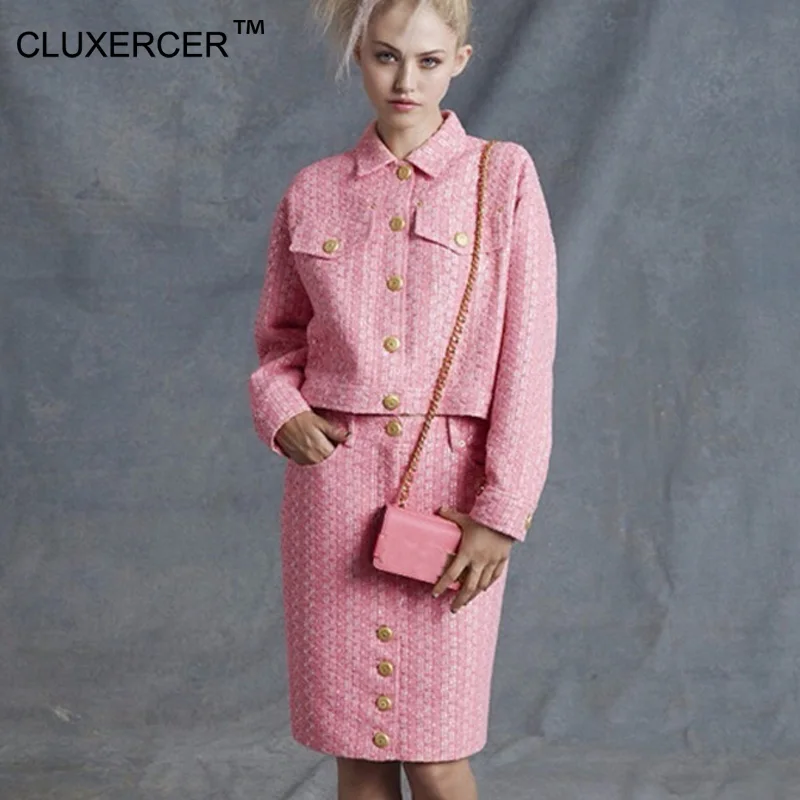 chaquetas mujer primavera tweed en rosa aliexpress chaquetas mujer primavera tweed en rosa aliexpress