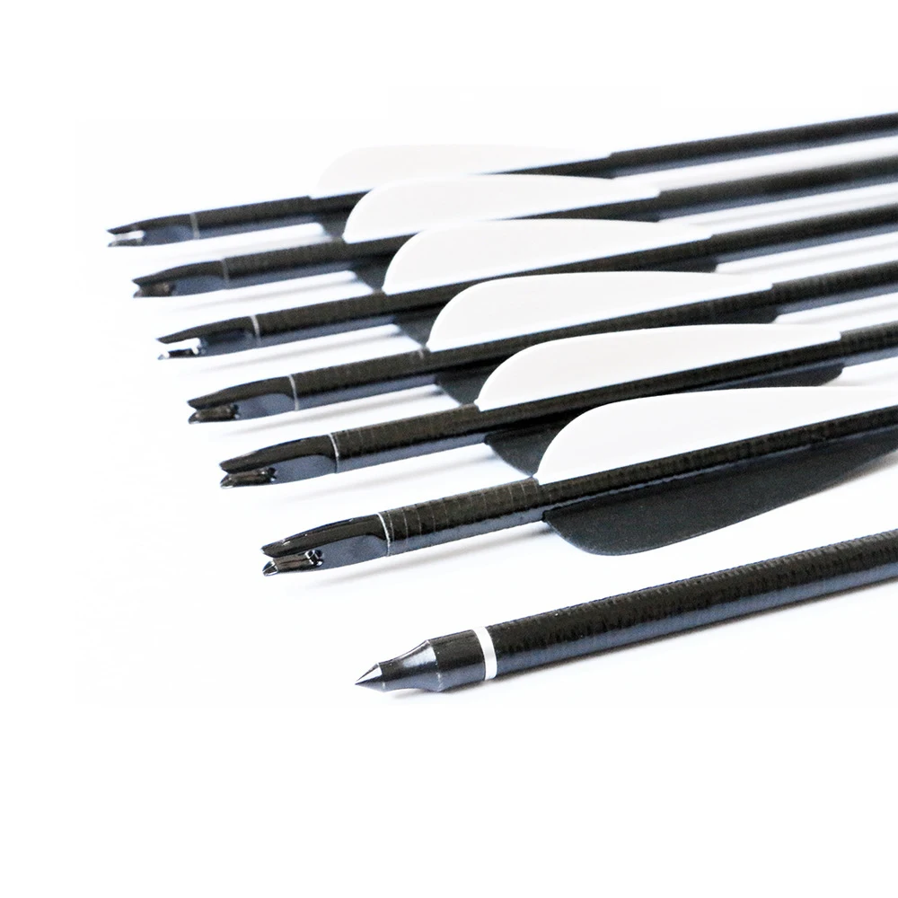 

30inch Spine550 Fiberglass Archery Arrows With Replaceable Arrowhead For Hunting Shooting Compound Bow Recurve Arrow Accessories