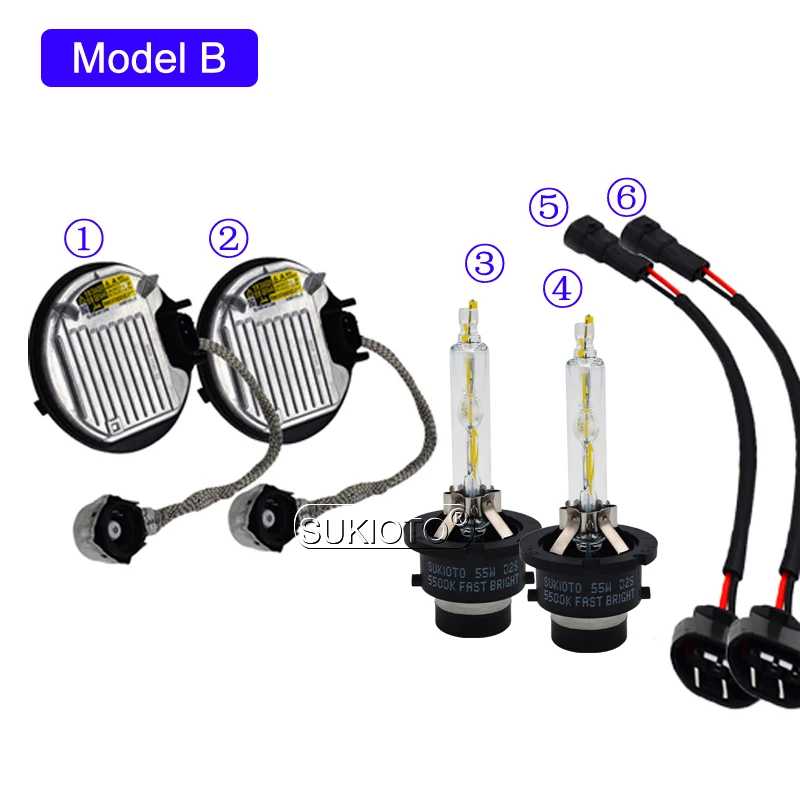 Super Vision Model B D2S D4S 6000K xenon(1)