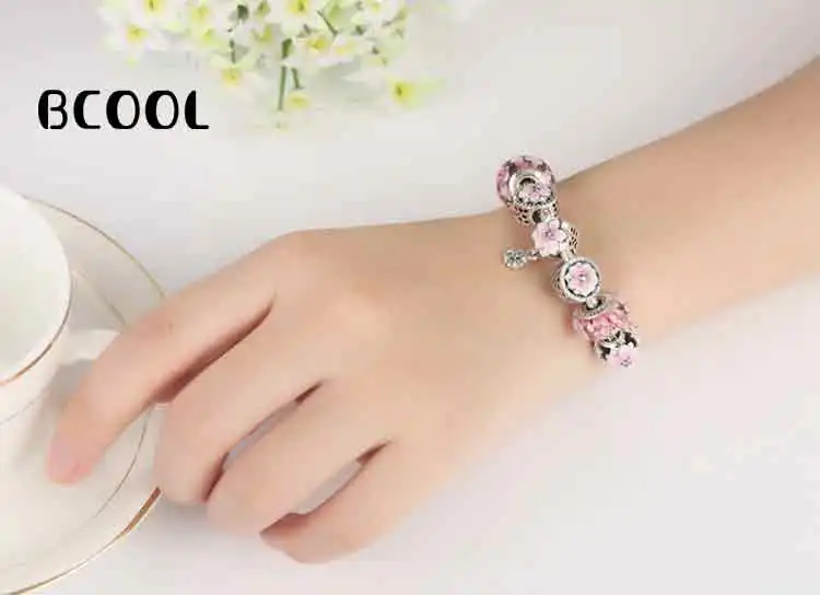 

100%925sterling silver original 1:1 new crystal April grass fashionable silver bracelet suitable for women gift bracelet jewelry