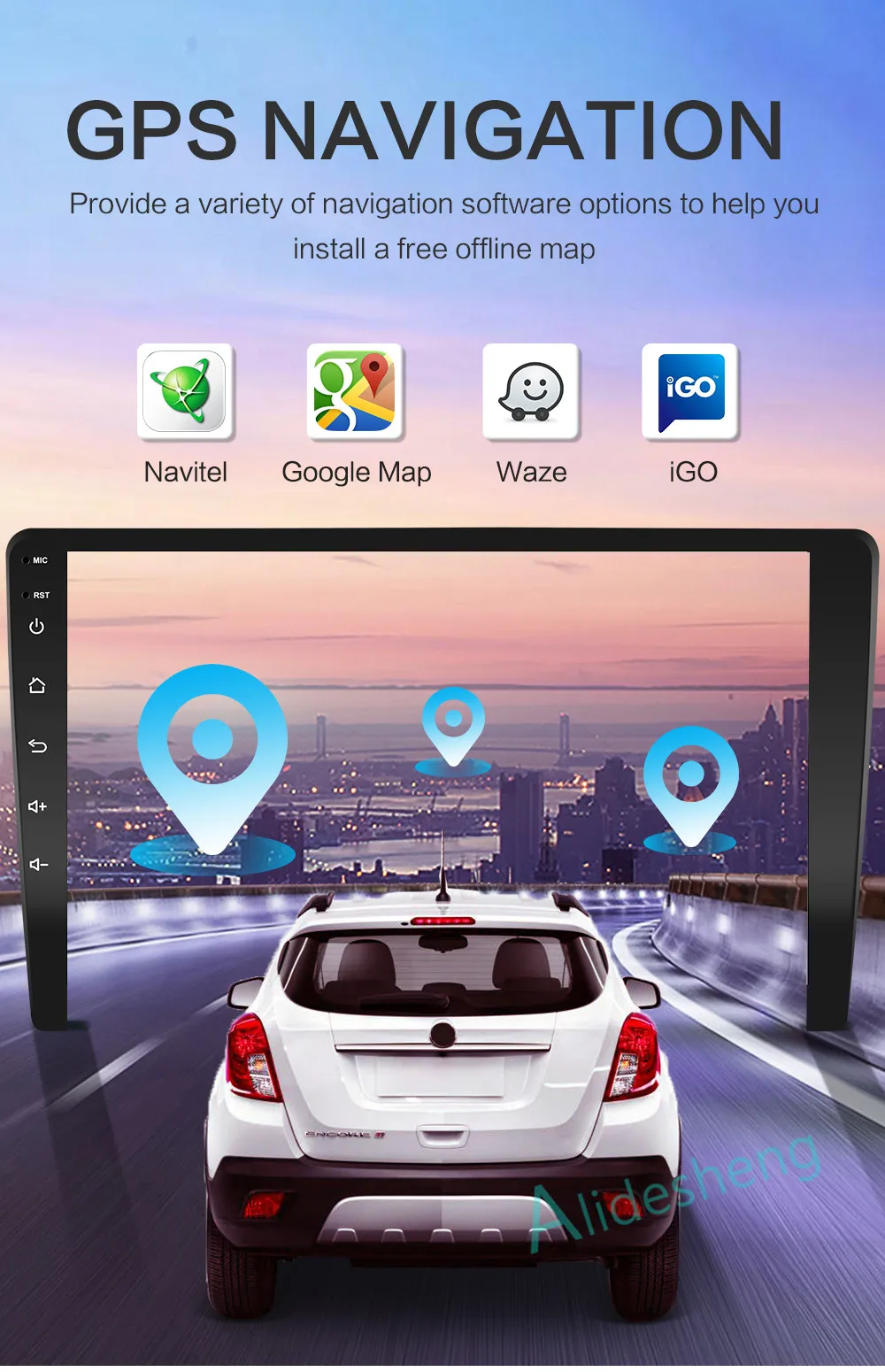 2G+ 32 2.5D 2Din Android 8,1 GO автомобильный dvd мультимедийный плеер gps для peugeot 301 Citroen Elysee радио 2013- navigatio WiFi BT