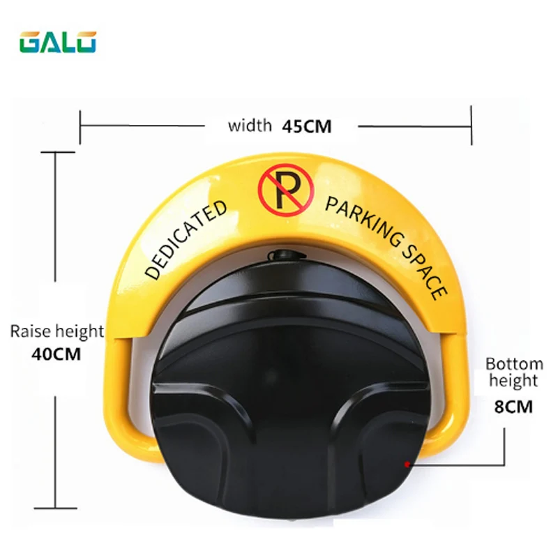 

2 remote folding safety With automatic sensor with parking lock barrier guard column with lock and bolt (excluding battery)
