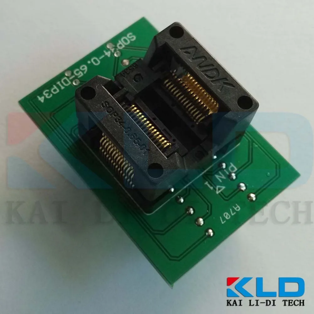 

sop30(34) to DIP30 IC socket Programmer,ANDK adapter Higher Quality than Enplas OTS-30-0.65-01 with twice lifetime
