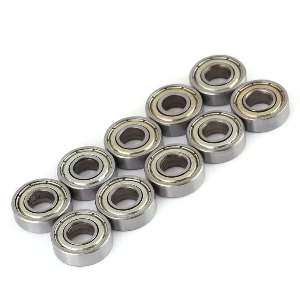 Small Roller Ball Bearing 698ZZ Deep Groove Ball Bearing 8x19x6mm Set of 10 Small Roller Ball Bearing 698ZZ Deep Groove Ball Bearing 8x19x6mm Set of 10