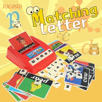 

Children Early Educational Game Toys English Letter Word Spelling Flash Cards Paper for Kids Table Game Gift >